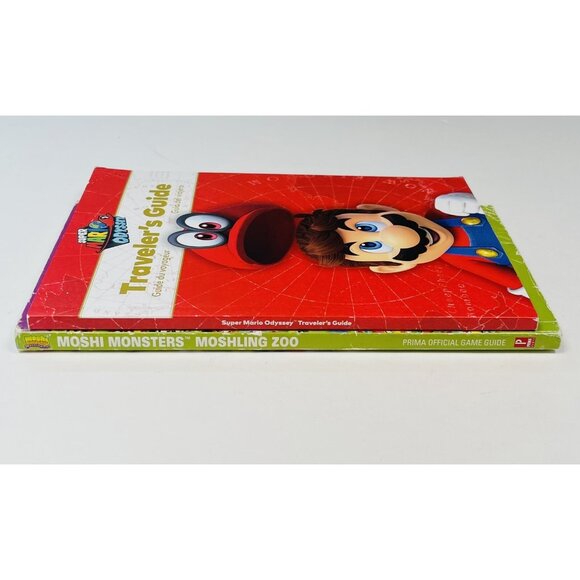 Lot 2 Nintendo DS GAME GUIDE Books Super Mario Odyssey & Moshi Monsters Moshling - Picture 2 of 3